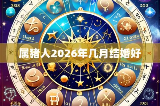 属猪人2026年几月结婚好
