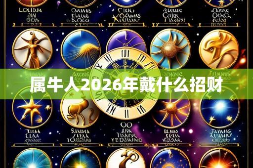 属牛人2026年戴什么招财