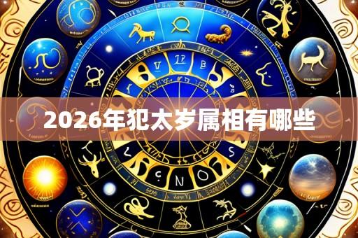 2026年犯太岁属相有哪些
