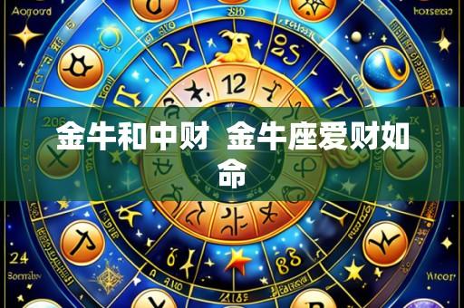 金牛和中财  金牛座爱财如命