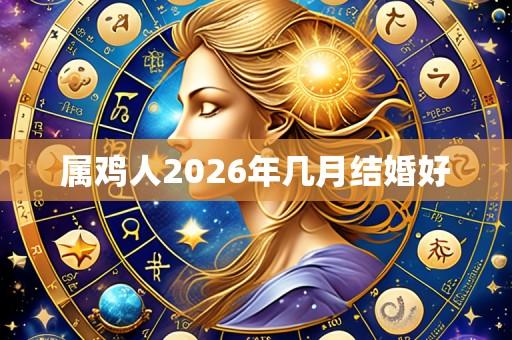 属鸡人2026年几月结婚好