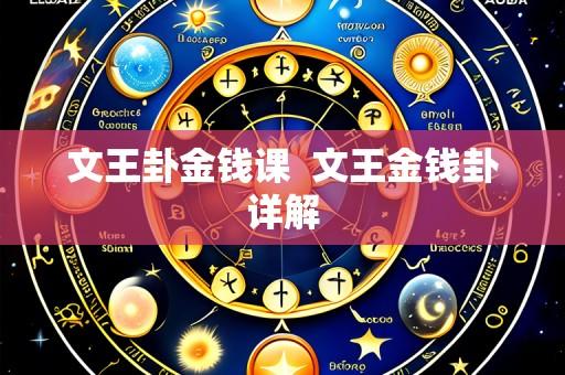 文王卦金钱课  文王金钱卦详解