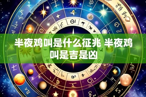 半夜鸡叫是什么征兆 半夜鸡叫是吉是凶