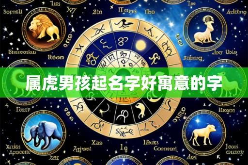 属虎男孩起名字好寓意的字