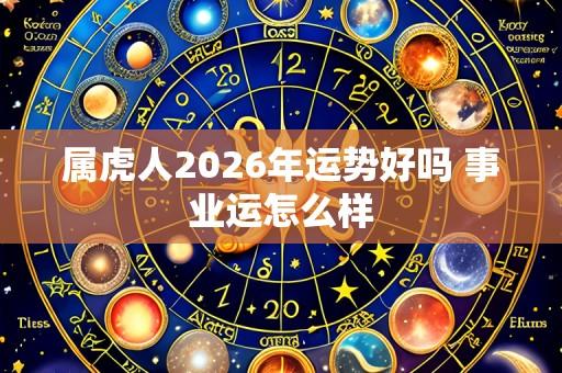 属虎人2026年运势好吗 事业运怎么样