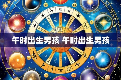 午时出生男孩 午时出生男孩