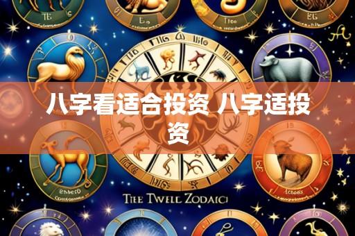 八字看适合投资 八字适投资