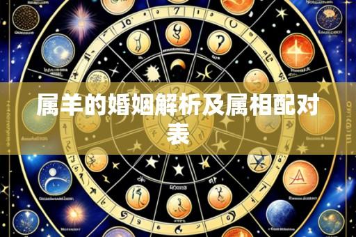 属羊的婚姻解析及属相配对表