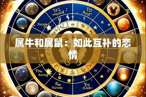 属牛和属鼠：如此互补的恋情