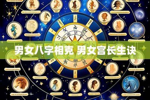 男女八字相克 男女宫长生诀