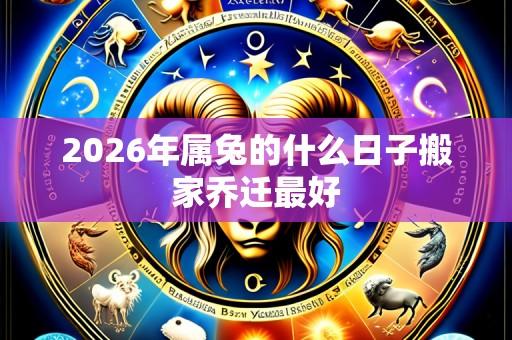 2026年属兔的什么日子搬家乔迁最好