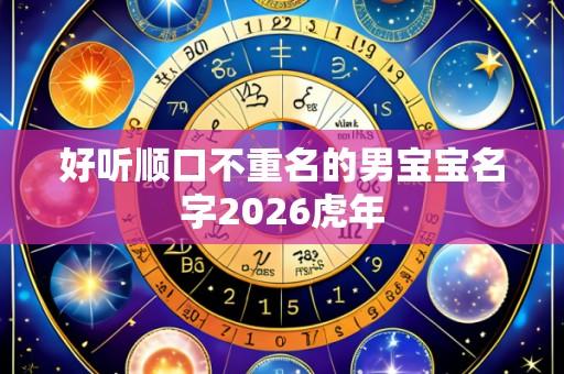 好听顺口不重名的男宝宝名字2026虎年