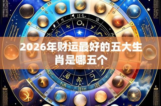 2026年财运最好的五大生肖是哪五个