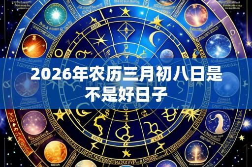 2026年农历三月初八日是不是好日子