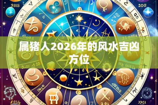 属猪人2026年的风水吉凶方位
