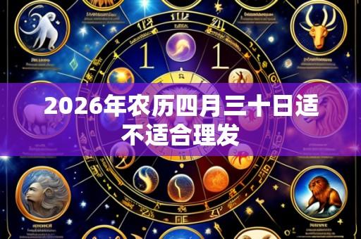 2026年农历四月三十日适不适合理发