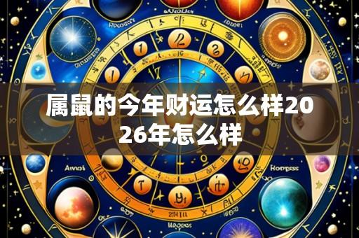 属鼠的今年财运怎么样2026年怎么样