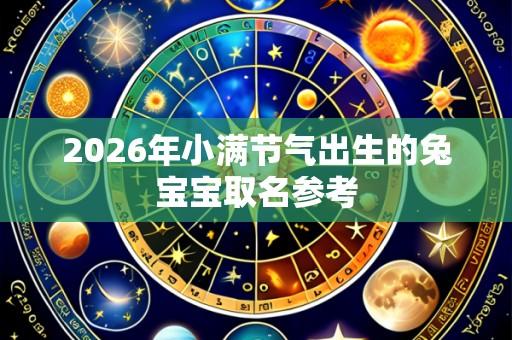 2026年小满节气出生的兔宝宝取名参考