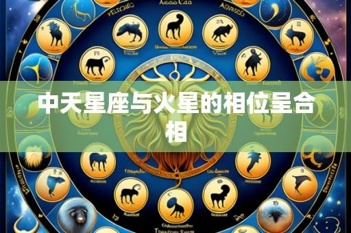 中天星座与火星的相位呈合相