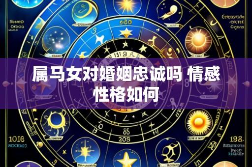 属马女对婚姻忠诚吗 情感性格如何