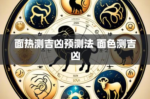 面热测吉凶预测法 面色测吉凶