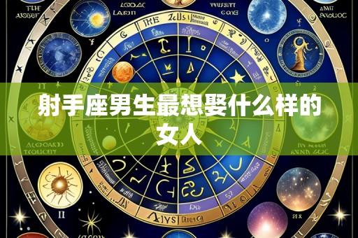 射手座男生最想娶什么样的女人