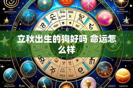 立秋出生的狗好吗 命运怎么样