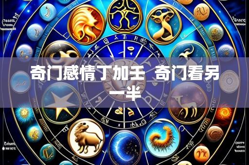 奇门感情丁加壬  奇门看另一半
