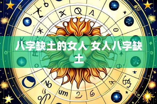 八字缺土的女人 女人八字缺土