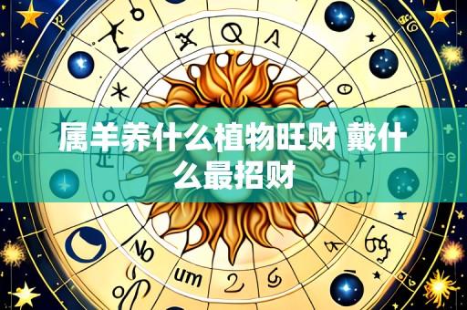 属羊养什么植物旺财 戴什么最招财