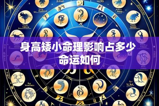 身高矮小命理影响占多少 命运如何