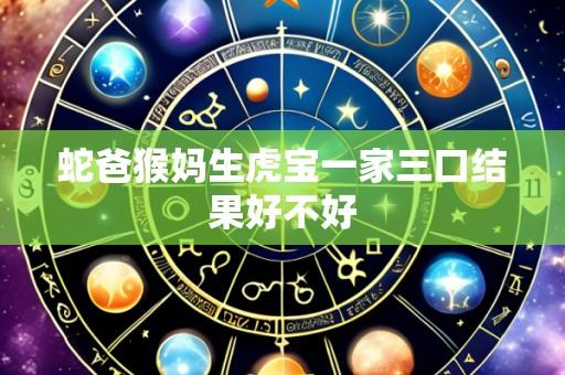 蛇爸猴妈生虎宝一家三口结果好不好