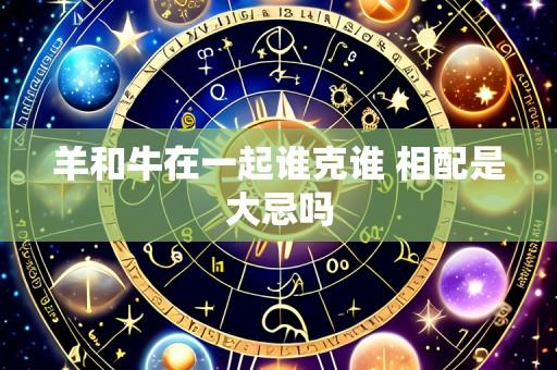 羊和牛在一起谁克谁 相配是大忌吗
