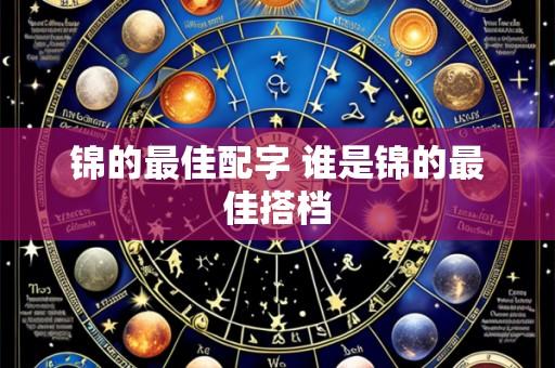 锦的最佳配字 谁是锦的最佳搭档