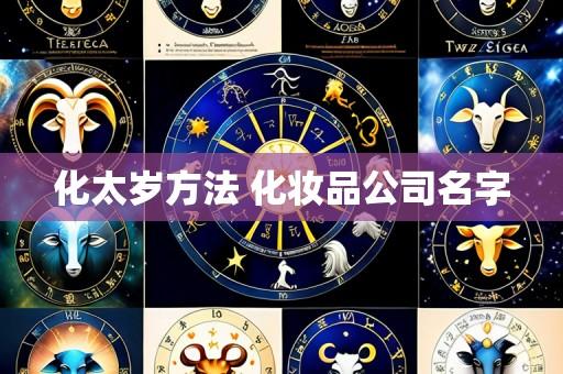 化太岁方法 化妆品公司名字
