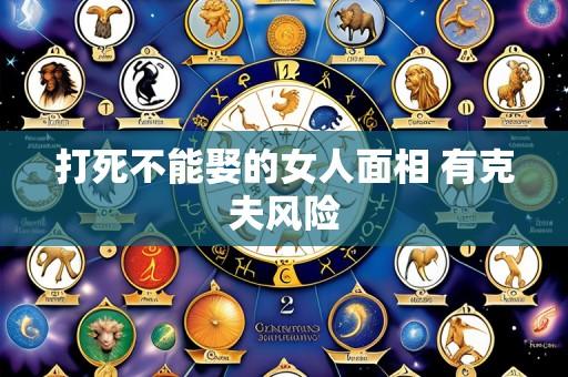 打死不能娶的女人面相 有克夫风险
