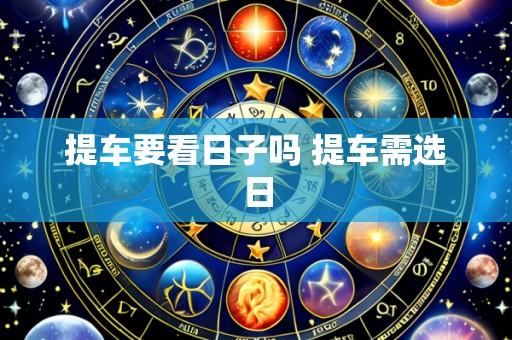 提车要看日子吗 提车需选日