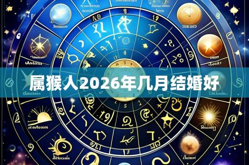属猴人2026年几月结婚好