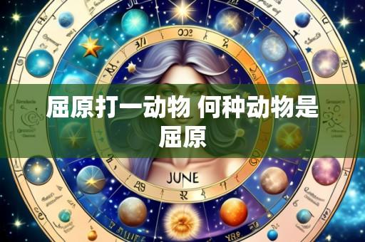 屈原打一动物 何种动物是屈原