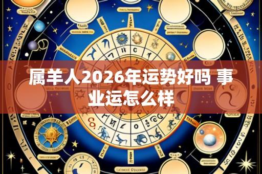 属羊人2026年运势好吗 事业运怎么样