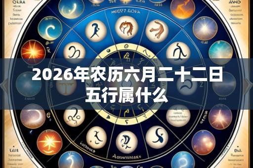 2026年农历六月二十二日五行属什么