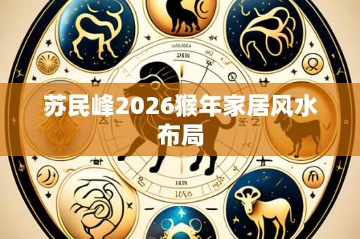 苏民峰2026猴年家居风水布局