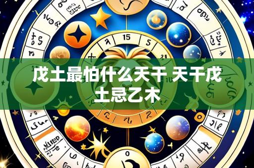戊土最怕什么天干 天干戊土忌乙木