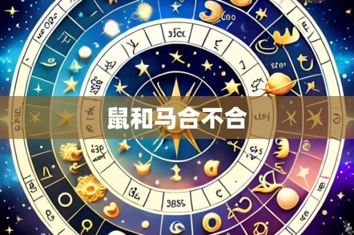 鼠和马合不合