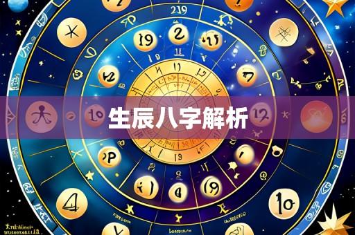 生辰八字解析