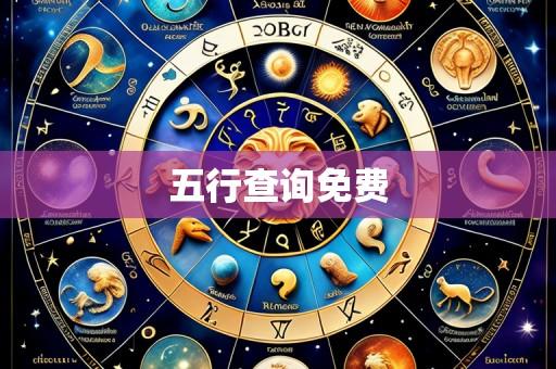 五行查询免费