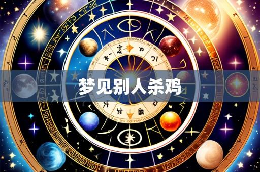 梦见别人杀鸡