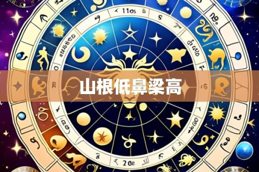 山根低鼻梁高