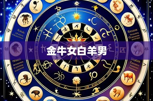 金牛女白羊男