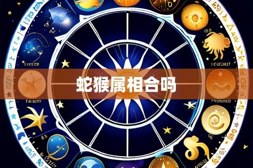 蛇猴属相合吗